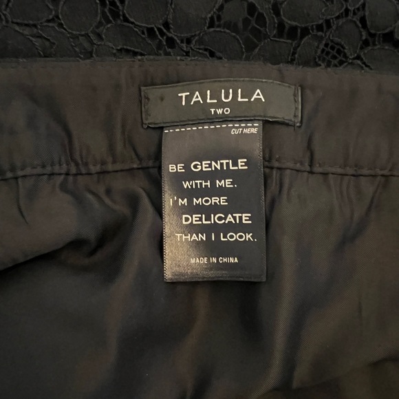 Aritzia Talula black lace mini skirt - Picture 2 of 2